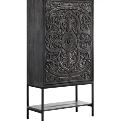 Profijt Meubel Opbergkast Montclair zwart 190x100x042 cm