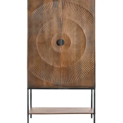 Profijt Meubel Opbergkast Nocona mangohout 190x100x41 cm