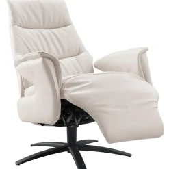 Profijt Meubel Relaxfauteuil Altonia small lichtgrijs leer