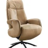 Profijt Meubel Relaxfauteuil Balfour small microleder cognac