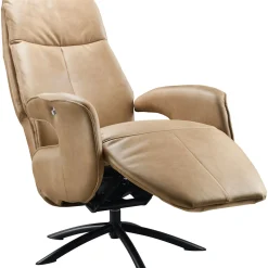 Profijt Meubel Relaxfauteuil Balfour small microleder cognac