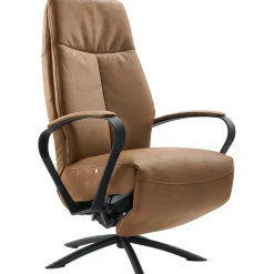 Profijt Meubel Relaxfauteuil Beltra elektrisch large microleder bruin