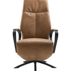 Profijt Meubel Relaxfauteuil Beltra elektrisch small microleder bruin
