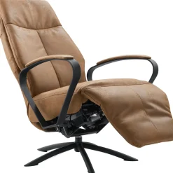Profijt Meubel Relaxfauteuil Beltra large microleder bruin