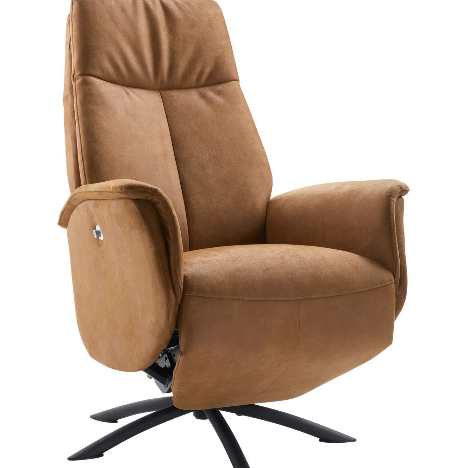 Profijt Meubel Relaxfauteuil Benoni large microleder bruin