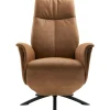 Profijt Meubel Relaxfauteuil Benoni small microleder bruin