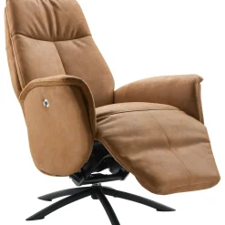 Profijt Meubel Relaxfauteuil Benoni small microleder bruin