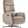 Profijt Meubel Relaxfauteuil Candora elektrisch microleder grijs