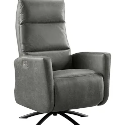 Profijt Meubel Relaxfauteuil Cervan elektrisch medium microleder antraciet