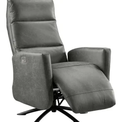Profijt Meubel Relaxfauteuil Cervan elektrisch large microleder antraciet