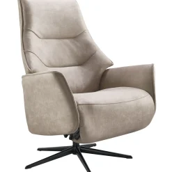 Profijt Meubel Relaxfauteuil clay large microleder taupe
