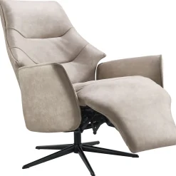 Profijt Meubel Relaxfauteuil Clay medium microleder taupe