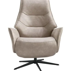 Profijt Meubel Relaxfauteuil Clay medium microleder taupe