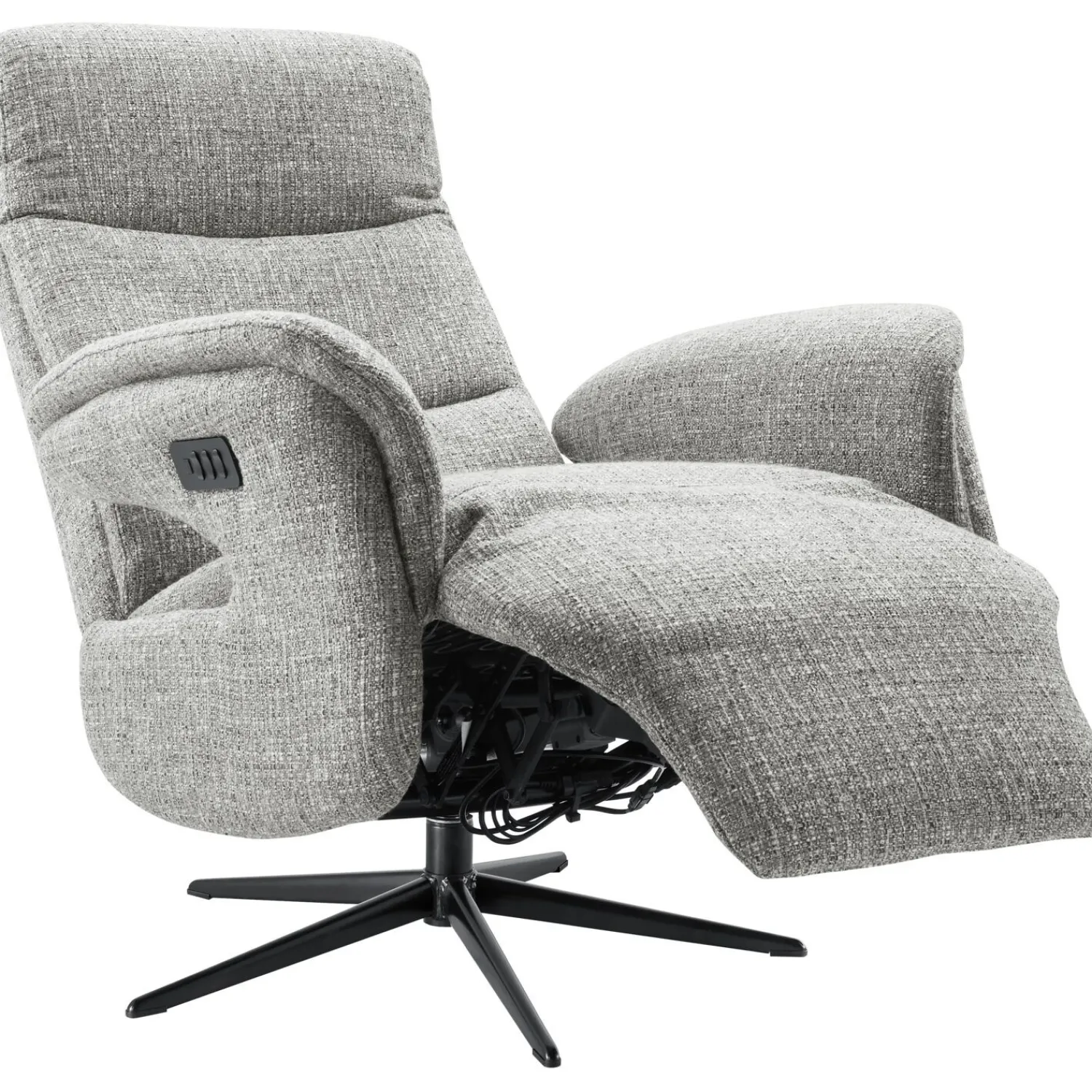 Profijt Meubel Relaxfauteuil Haslet elektrisch medium grijs