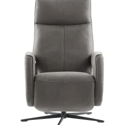 Profijt Meubel Relaxfauteuil Niland elektrisch medium microleder grijs