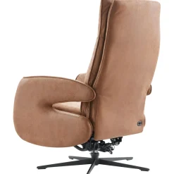 Profijt Meubel Relaxfauteuil Niland elektrisch medium microleder bruin