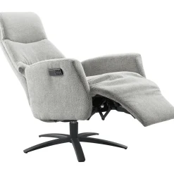Profijt Meubel Relaxfauteuil Olindia elektrisch large grijs