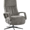 Profijt Meubel Relaxfauteuil Orona medium microleder grijs