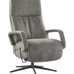 Profijt Meubel Relaxfauteuil Orona medium microleder grijs
