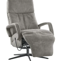 Profijt Meubel Relaxfauteuil Orona medium microleder grijs