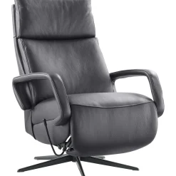 Profijt Meubel Relaxfauteuil Orona small zwart leer