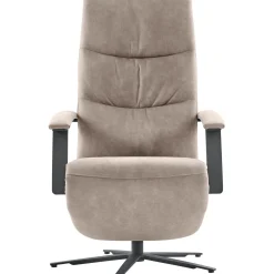 Profijt Meubel Relaxfauteuil Tofino elektrisch microleder grijs