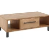 Profijt Meubel Salontafel Alva 125x68 cm orange teak rechthoekig
