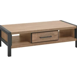 Profijt Meubel Salontafel Mantera donkerbruin 135x67 cm rechthoekig