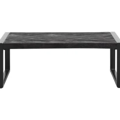 Profijt Meubel Salontafel Newhaven zwart mangohout 110x60 cm rechthoekig