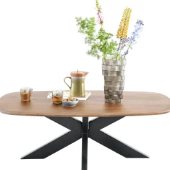 Profijt Meubel Salontafel Nocona mangohout 120x70 cm Deens ovaal