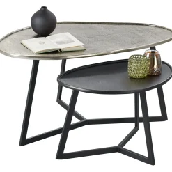Profijt Meubel Salontafelset Novato 38 en 55 cm organisch