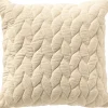 Profijt Meubel Sierkussen Westray 45x45 cm wit met lusstructuur