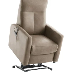 Profijt Meubel Sta-op stoel Novie elektrisch large microleder taupe