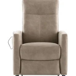 Profijt Meubel Sta-op stoel Novie elektrisch microleder taupe