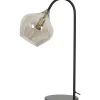 Profijt Meubel Tafellamp Winfield mat zwart smoke