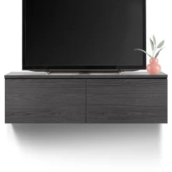 Profijt Meubel Tv-meubel Selero zwevend 121 cm zwart