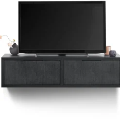 Profijt Meubel TV-meubel Verdio zwevend 127 cm zwart