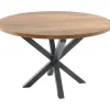 Profijt Meubel Uitschuifbare eettafel Caltana 130/170 cm rond lichtbruin