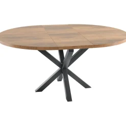 Profijt Meubel Uitschuifbare eettafel Caltana 130/170 cm rond lichtbruin