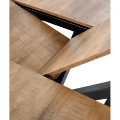 Profijt Meubel Uitschuifbare eettafel Caltana 130/170 cm rond lichtbruin