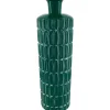 Profijt Meubel Vaas Badula met figuurtjes donkergroen