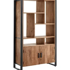 Profijt Meubel Vakkenkast Newhaven mangohout 180x110x43 cm