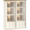 Profijt Meubel Vitrinekast Eldora 188x143x50 cm 2 glazen deuren