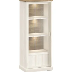 Profijt Meubel Vitrinekast Eldora 188x77x50 cm deur rechtsdraaiend