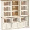 Profijt Meubel Vitrinekast Eldora 210x209x50 cm 5 glazen schuifdeuren