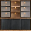 Profijt Meubel Vitrinekast Ladonia 210x209x50 cm