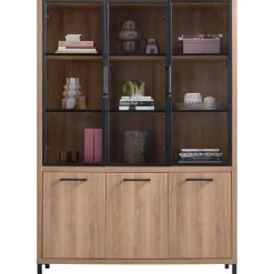 Profijt Meubel Vitrinekast Selinia 200x140x45 cm