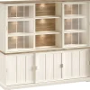Profijt Meubel Wandmeubel Eldora 210x233x50 cm 2 glazen- en 3 schuifdeuren