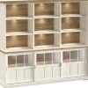 Profijt Meubel Wandmeubel Eldora 210x233x50 cm 3 glazen schuifdeuren