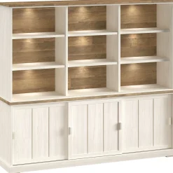 Profijt Meubel Wandmeubel Eldora 210x233x50 cm 3 schuifdeuren